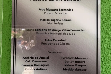 Foto - Inauguração da Reforma do Centro de Fisioterapia “Fabiano Garcia Doirado”