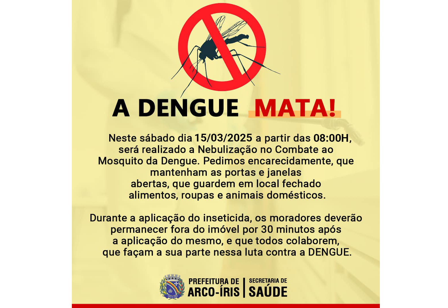 Nebulização da Dengue